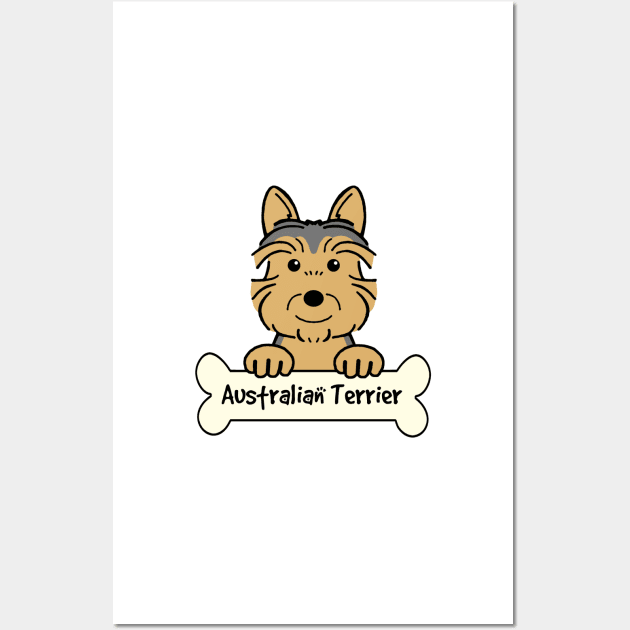 Australian Terrier Wall Art by AnitaValle